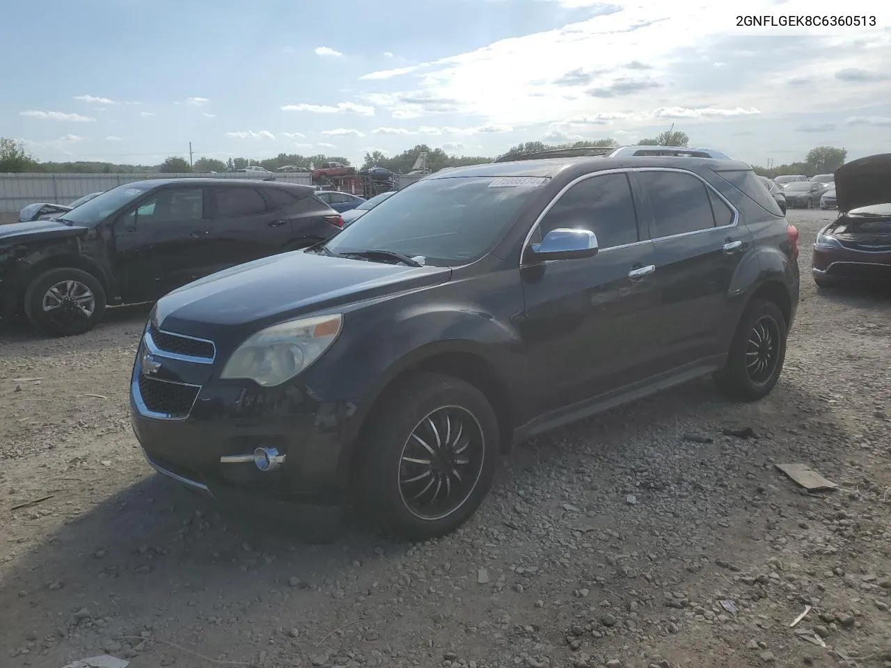 2012 Chevrolet Equinox Ltz VIN: 2GNFLGEK8C6360513 Lot: 72086574