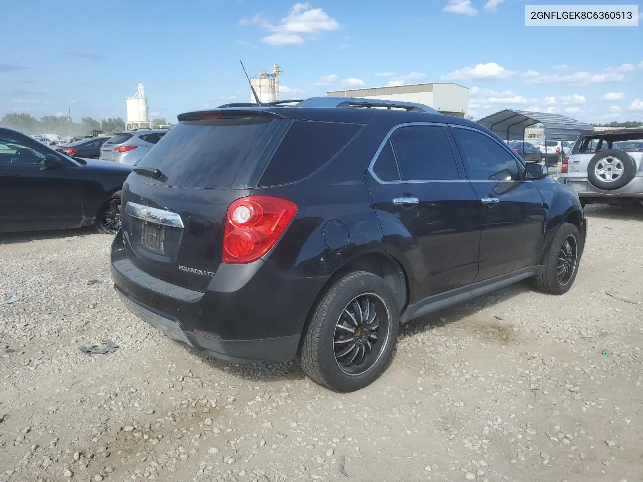 2012 Chevrolet Equinox Ltz VIN: 2GNFLGEK8C6360513 Lot: 72086574