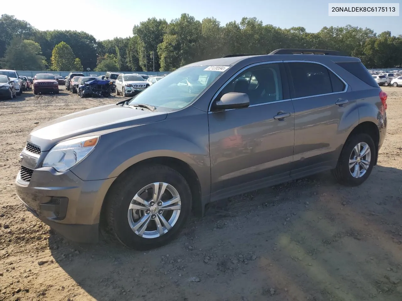 2012 Chevrolet Equinox Lt VIN: 2GNALDEK8C6175113 Lot: 72128594