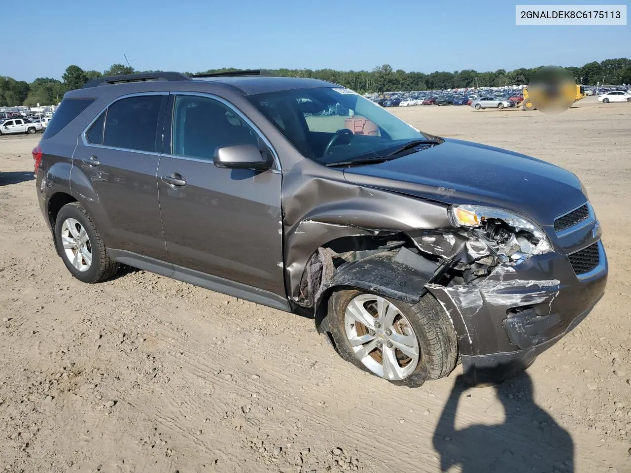 2GNALDEK8C6175113 2012 Chevrolet Equinox Lt