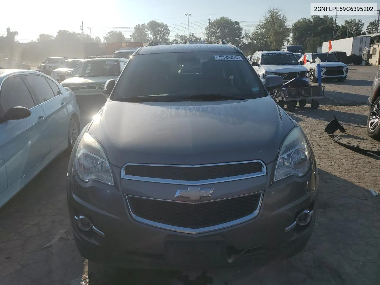 2012 Chevrolet Equinox Lt VIN: 2GNFLPE59C6395202 Lot: 72190824