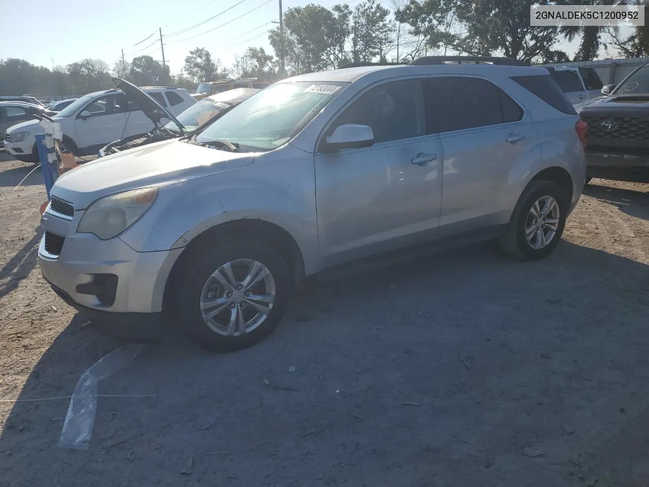 2012 Chevrolet Equinox Lt VIN: 2GNALDEK5C1200952 Lot: 72193044