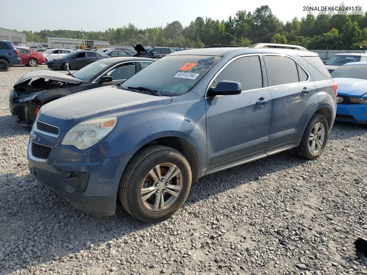 2GNALDEK6C6249113 2012 Chevrolet Equinox Lt