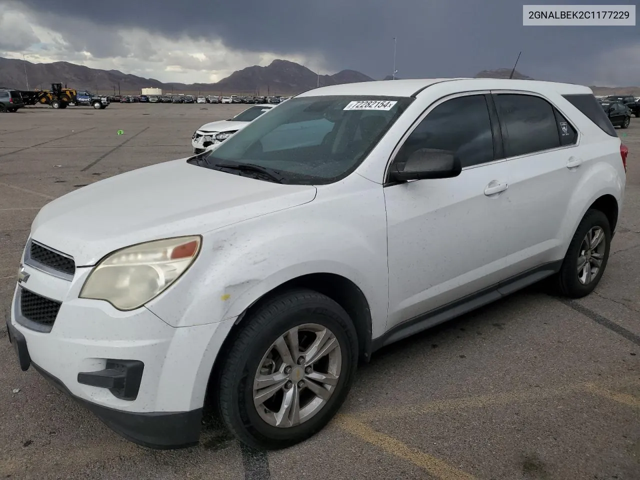 2012 Chevrolet Equinox Ls VIN: 2GNALBEK2C1177229 Lot: 72282154