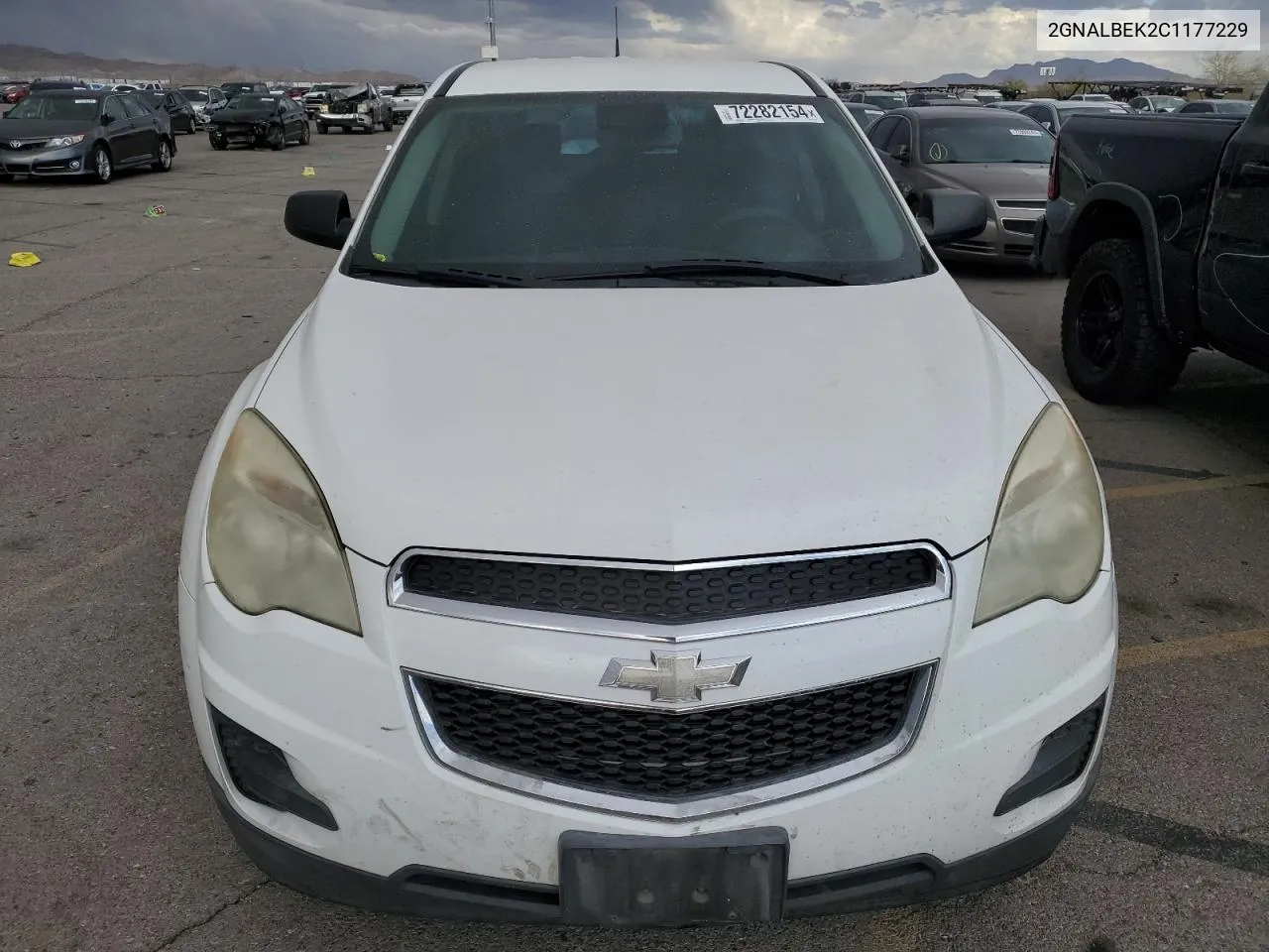 2012 Chevrolet Equinox Ls VIN: 2GNALBEK2C1177229 Lot: 72282154