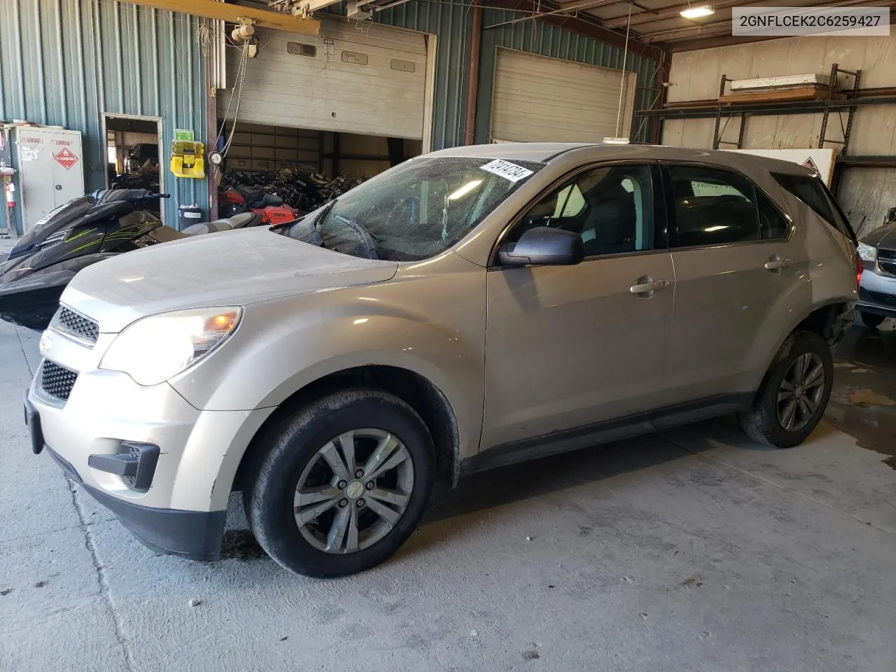 2012 Chevrolet Equinox Ls VIN: 2GNFLCEK2C6259427 Lot: 72414734