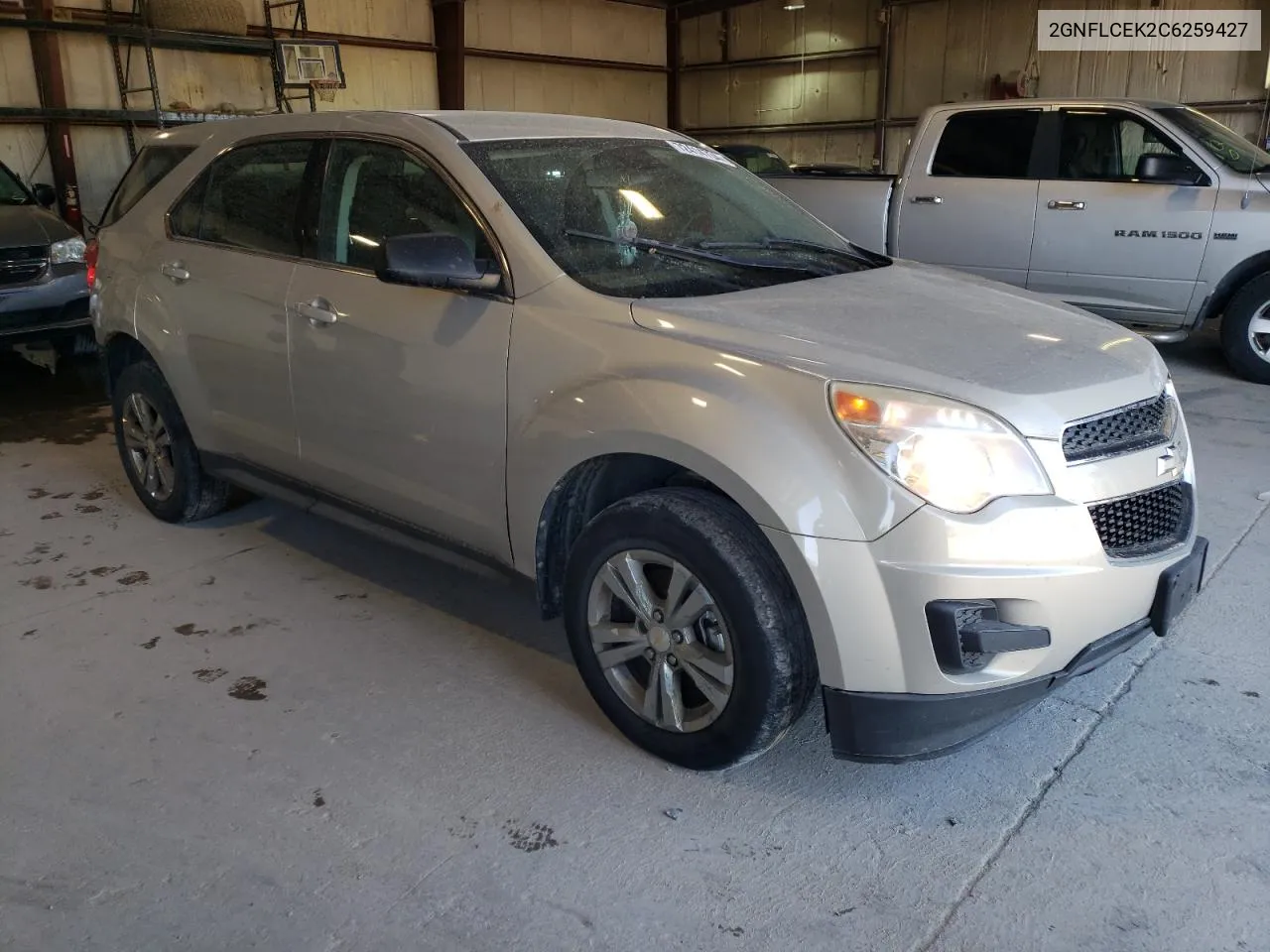 2012 Chevrolet Equinox Ls VIN: 2GNFLCEK2C6259427 Lot: 72414734