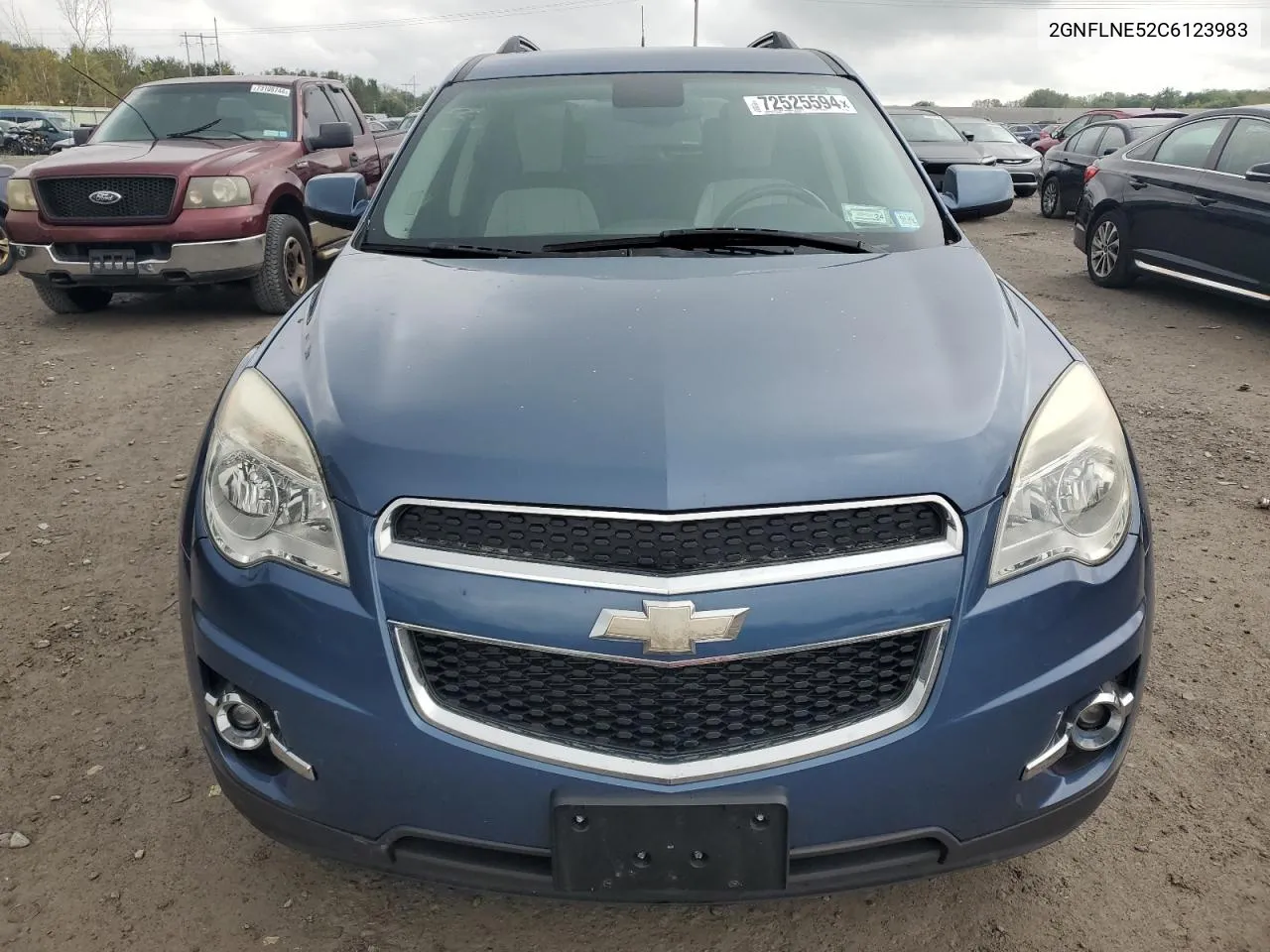 2012 Chevrolet Equinox Lt VIN: 2GNFLNE52C6123983 Lot: 72525594