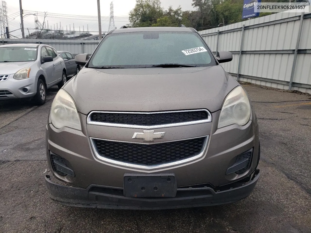 2012 Chevrolet Equinox Lt VIN: 2GNFLEEK9C6261557 Lot: 72593754