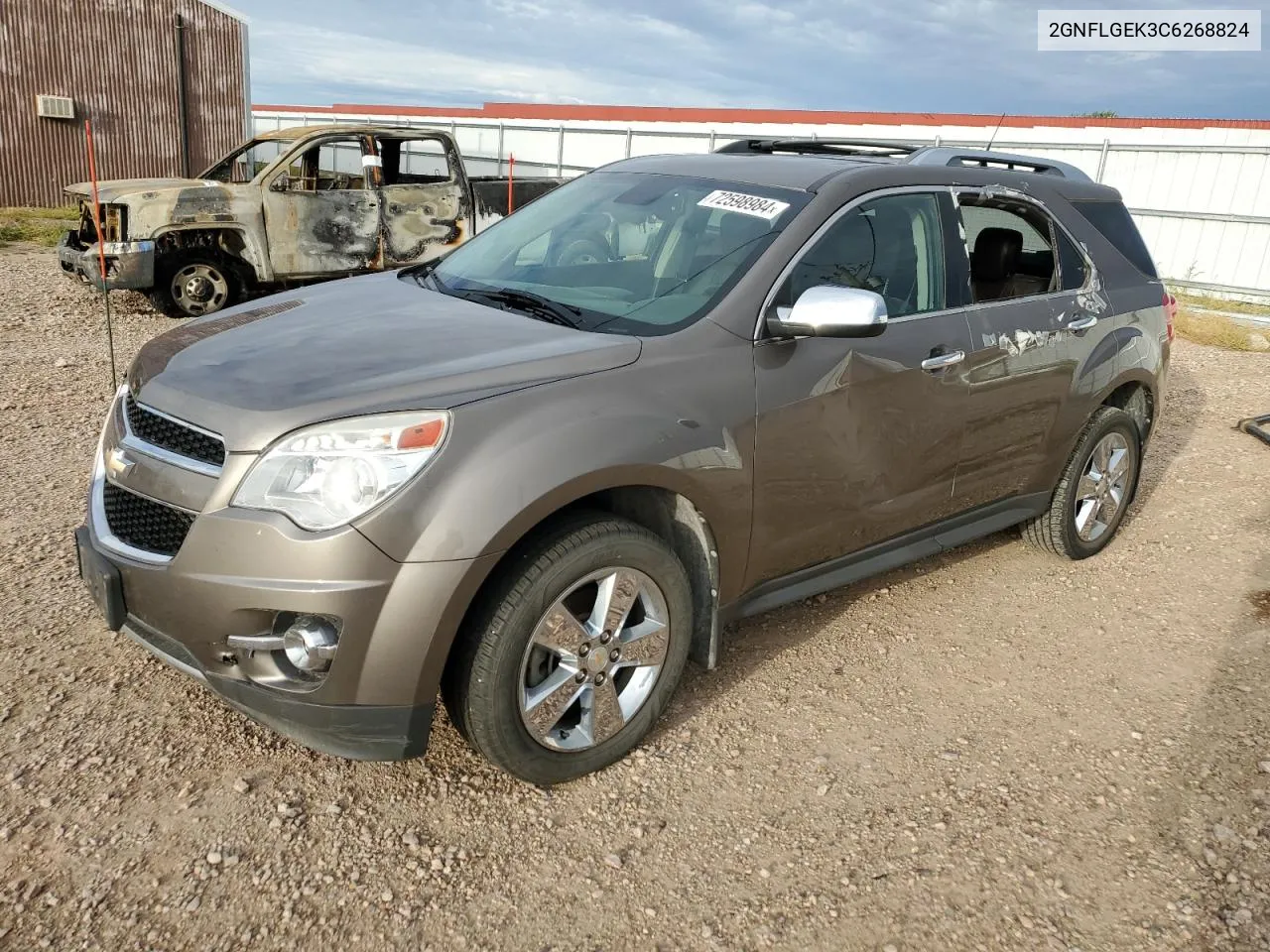 2GNFLGEK3C6268824 2012 Chevrolet Equinox Ltz