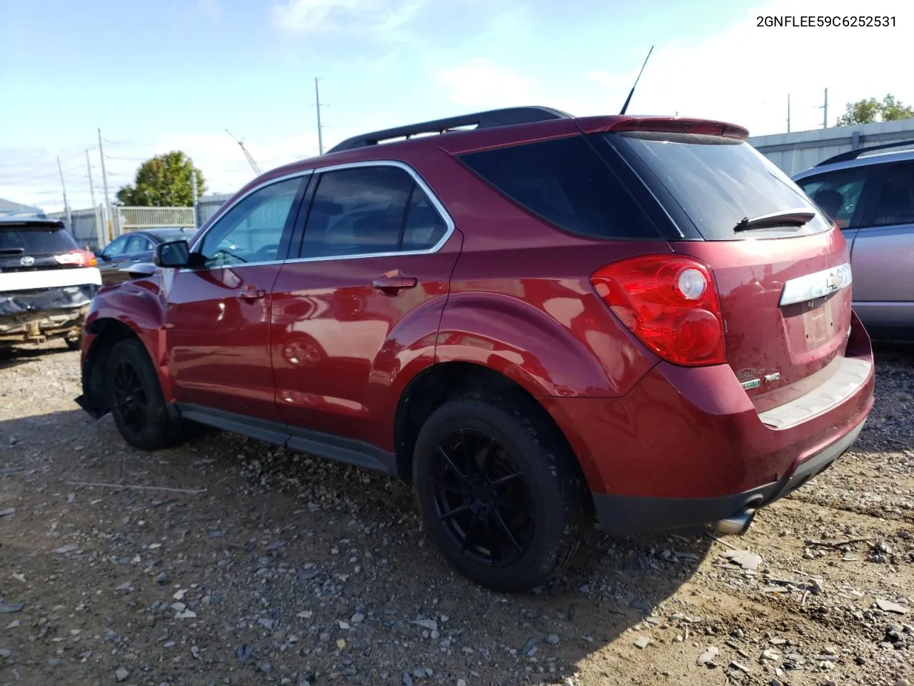 2012 Chevrolet Equinox Lt VIN: 2GNFLEE59C6252531 Lot: 72814374