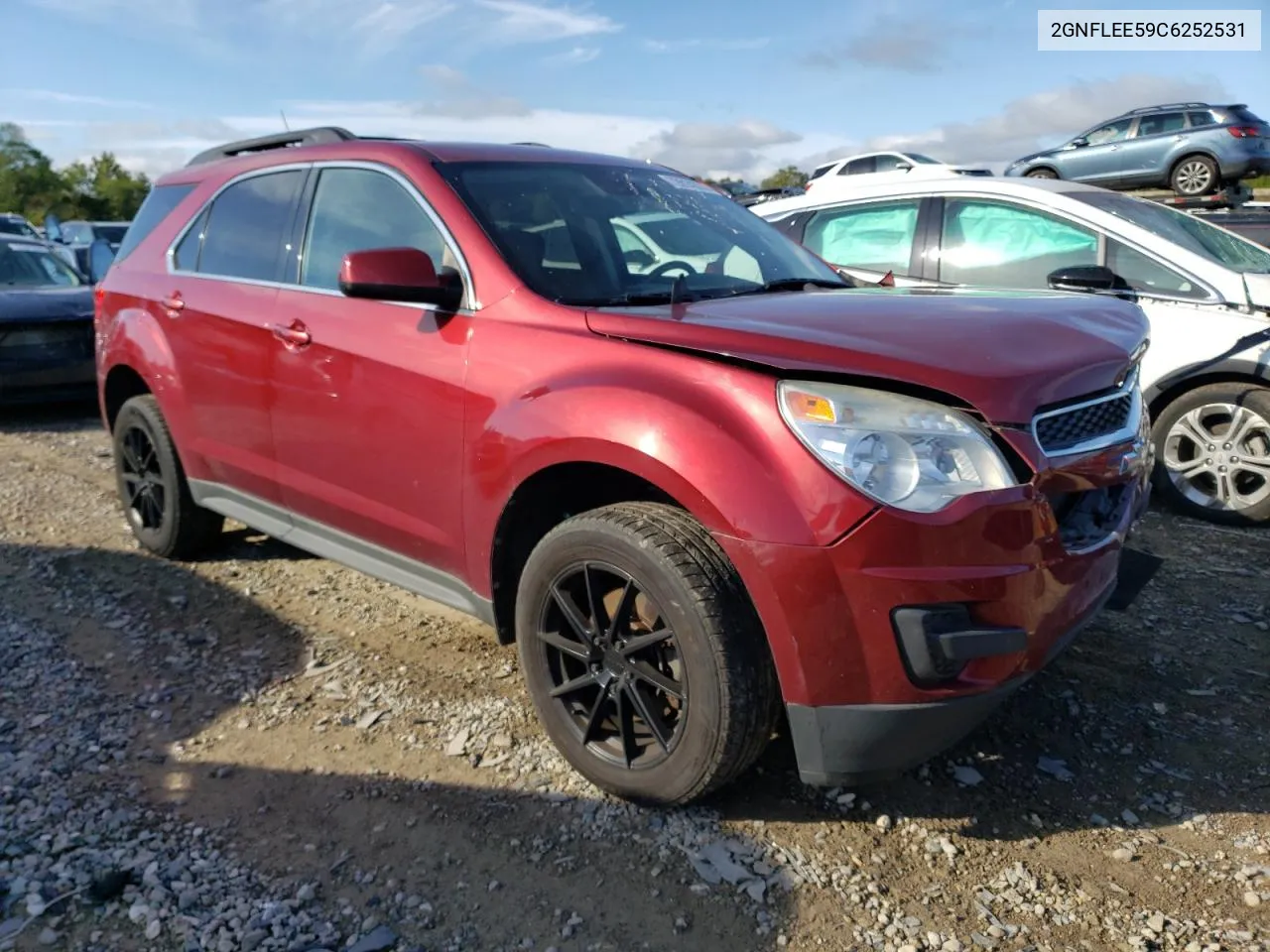 2012 Chevrolet Equinox Lt VIN: 2GNFLEE59C6252531 Lot: 72814374