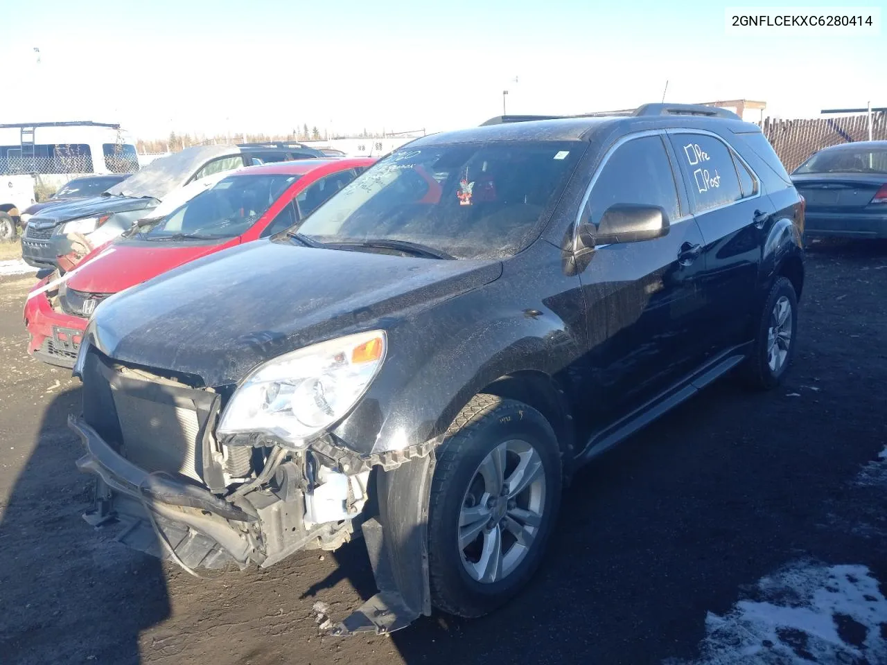 2012 Chevrolet Equinox Ls VIN: 2GNFLCEKXC6280414 Lot: 72820734