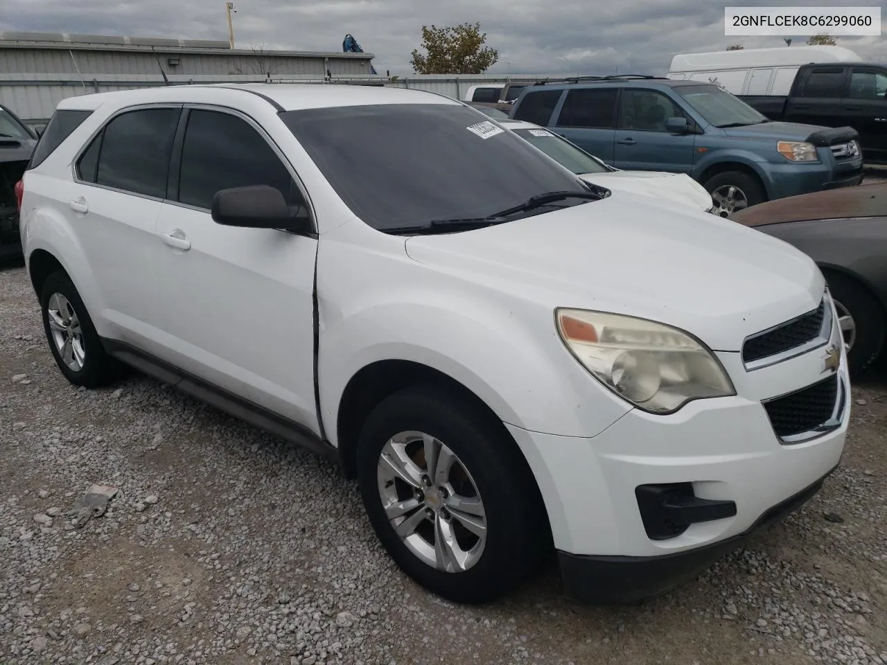 2012 Chevrolet Equinox Ls VIN: 2GNFLCEK8C6299060 Lot: 72836334