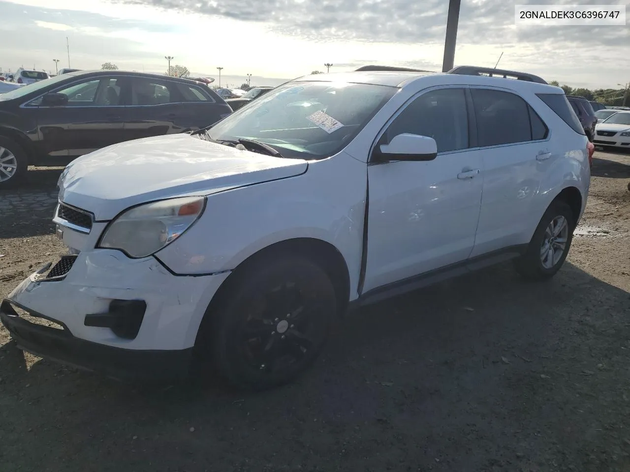 2012 Chevrolet Equinox Lt VIN: 2GNALDEK3C6396747 Lot: 72904924