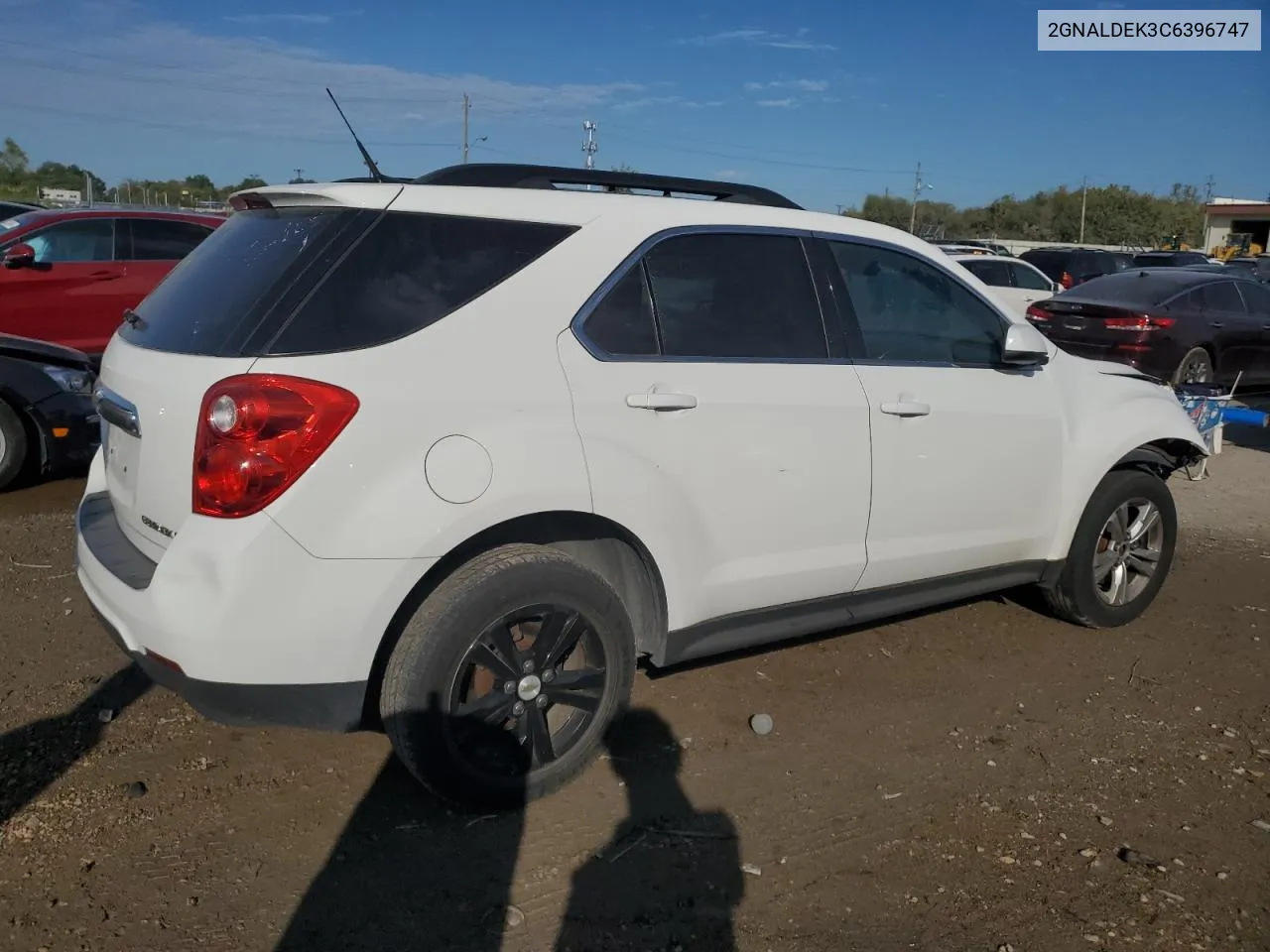 2012 Chevrolet Equinox Lt VIN: 2GNALDEK3C6396747 Lot: 72904924