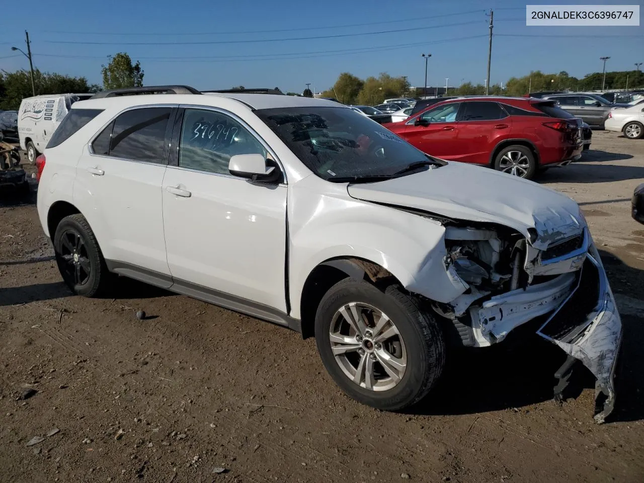 2012 Chevrolet Equinox Lt VIN: 2GNALDEK3C6396747 Lot: 72904924