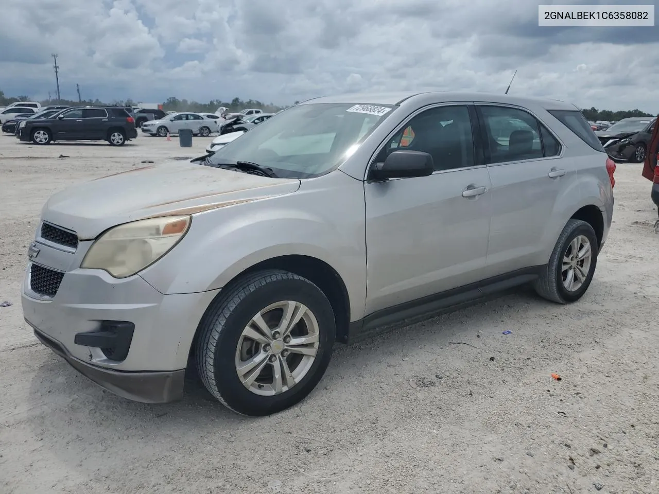 2012 Chevrolet Equinox Ls VIN: 2GNALBEK1C6358082 Lot: 72968824