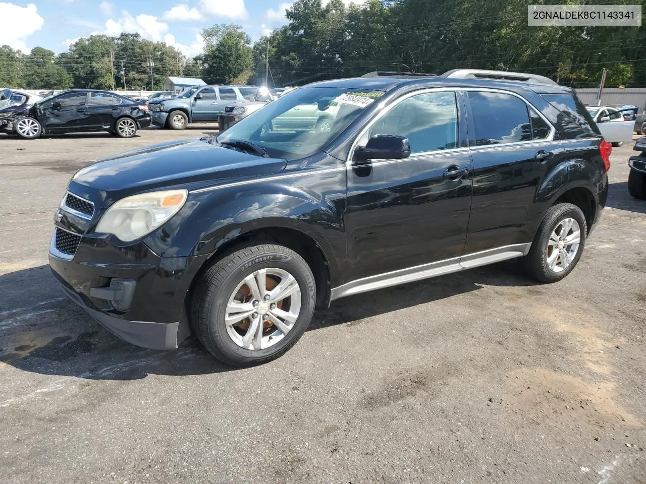 2012 Chevrolet Equinox Lt VIN: 2GNALDEK8C1143341 Lot: 72984974