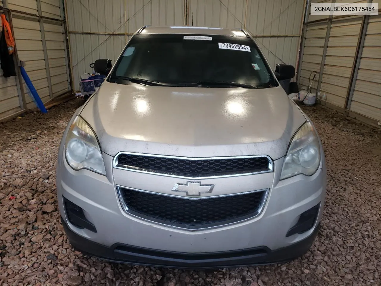 2GNALBEK6C6175454 2012 Chevrolet Equinox Ls