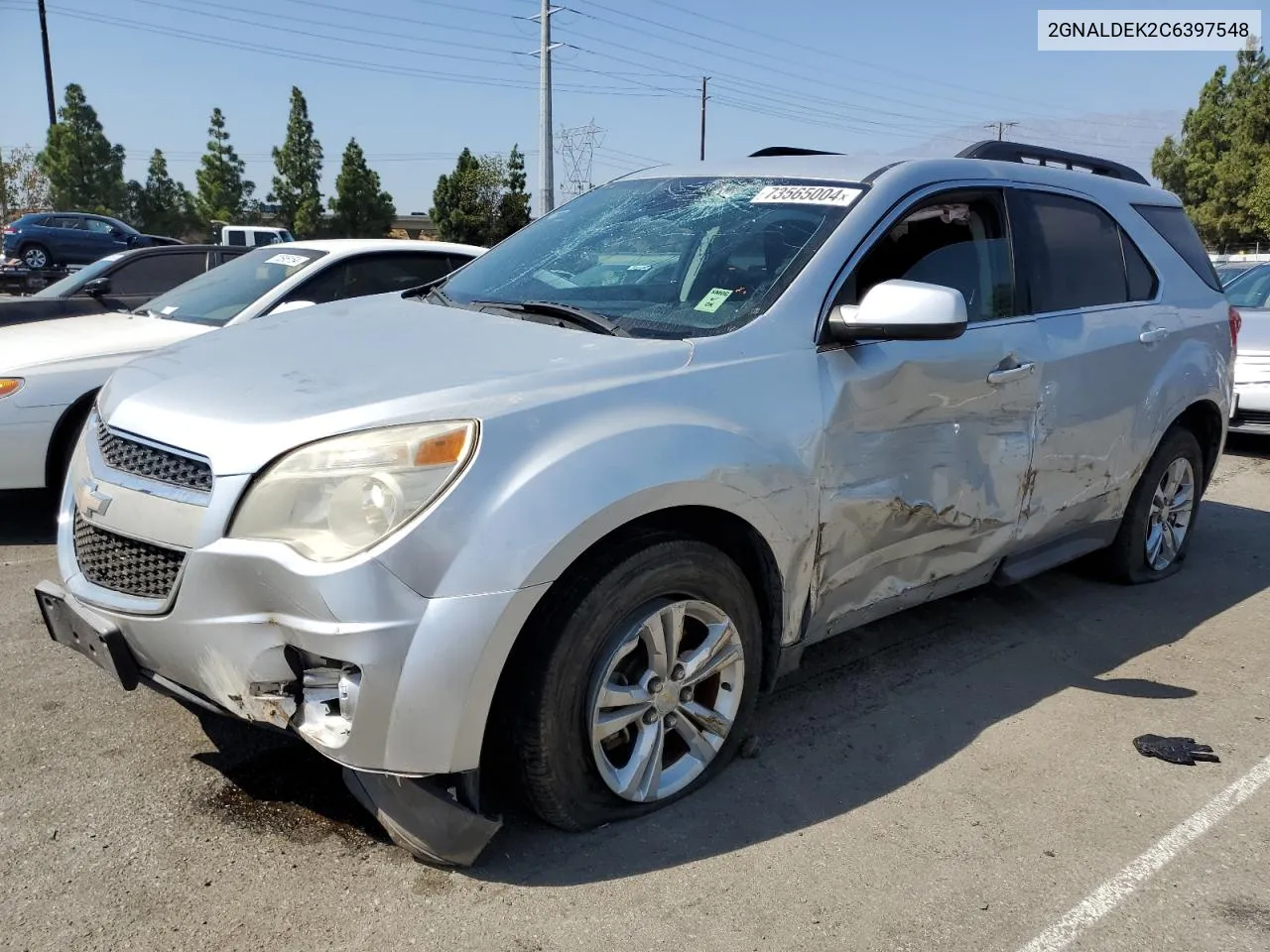 2012 Chevrolet Equinox Lt VIN: 2GNALDEK2C6397548 Lot: 73565004