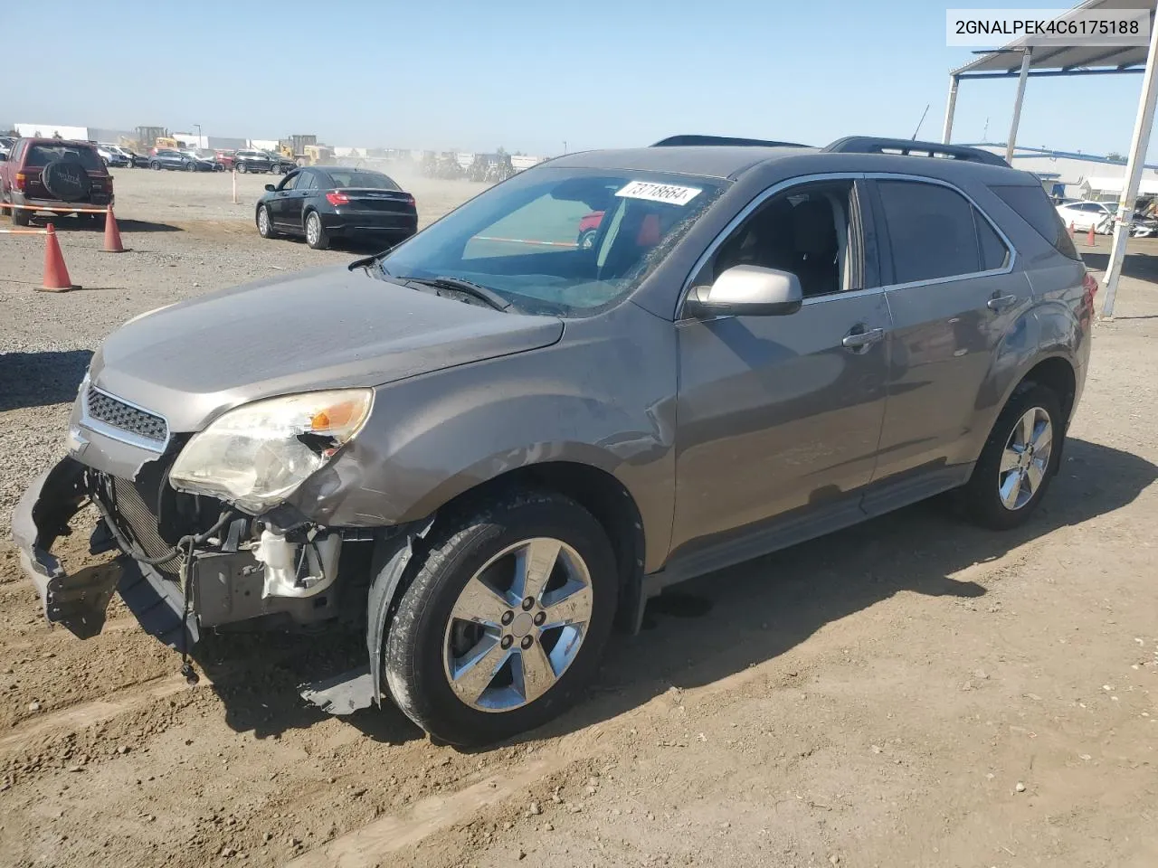 2012 Chevrolet Equinox Lt VIN: 2GNALPEK4C6175188 Lot: 73718664