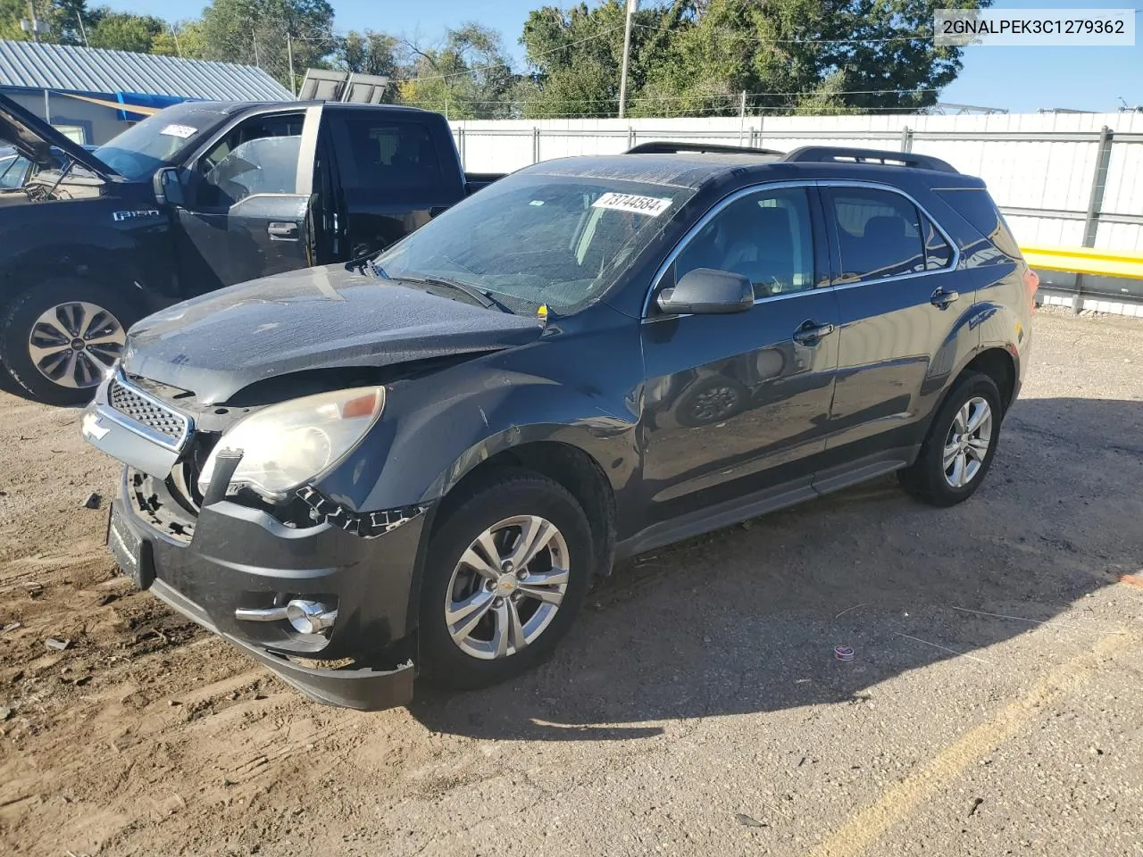 2012 Chevrolet Equinox Lt VIN: 2GNALPEK3C1279362 Lot: 73744584