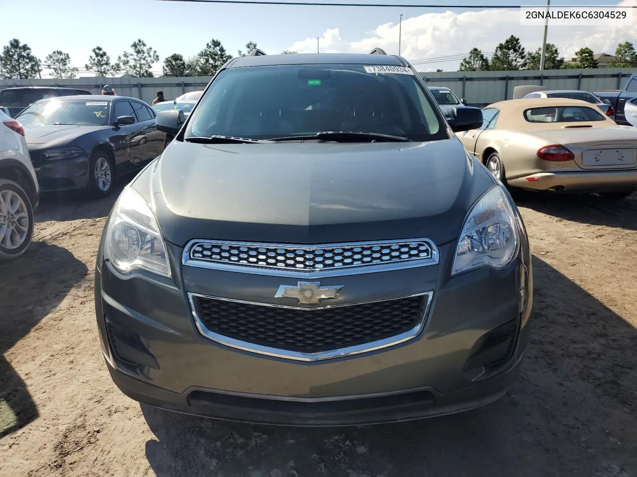 2012 Chevrolet Equinox Lt VIN: 2GNALDEK6C6304529 Lot: 73840934