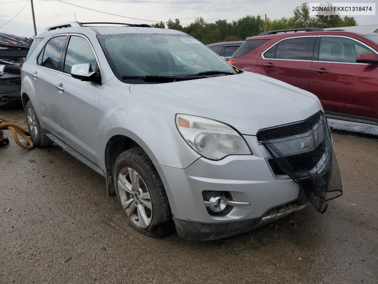 2012 Chevrolet Equinox Ltz VIN: 2GNALFEKXC1318474 Lot: 74304974