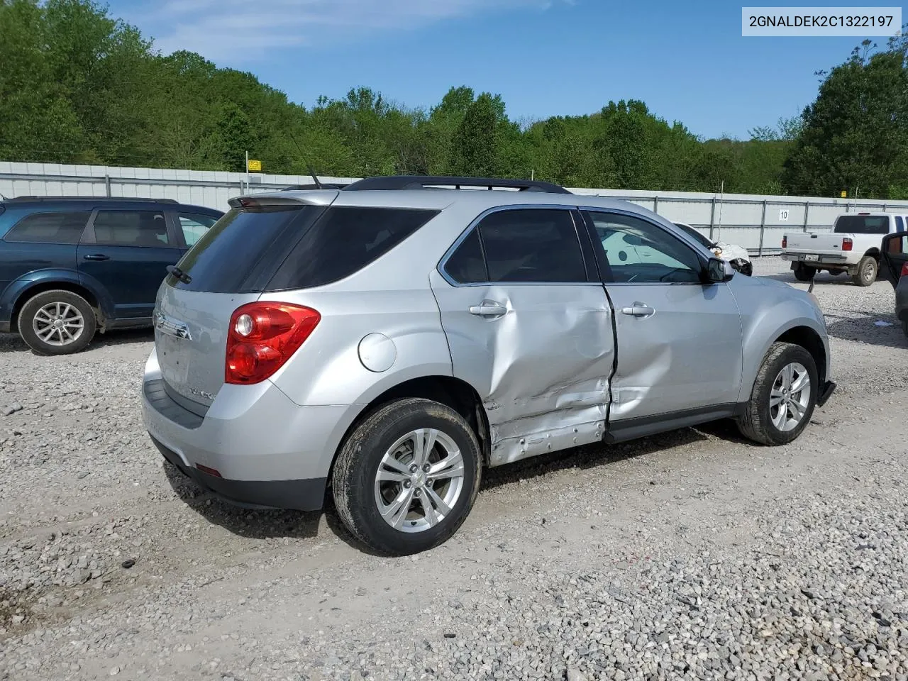 2012 Chevrolet Equinox Lt VIN: 2GNALDEK2C1322197 Lot: 74370164