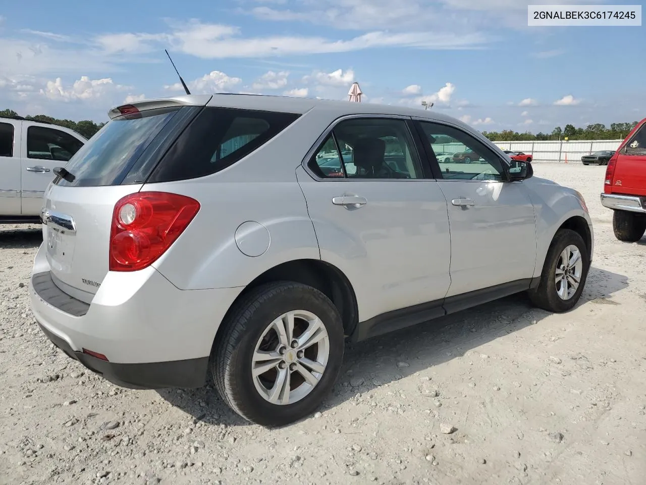 2012 Chevrolet Equinox Ls VIN: 2GNALBEK3C6174245 Lot: 74617104