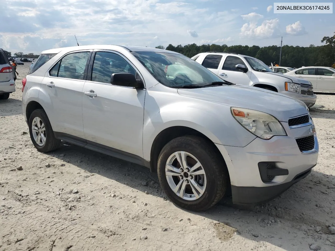 2012 Chevrolet Equinox Ls VIN: 2GNALBEK3C6174245 Lot: 74617104