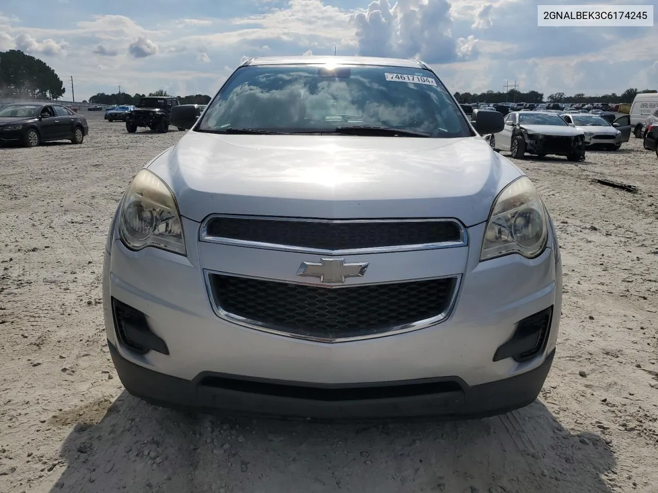 2012 Chevrolet Equinox Ls VIN: 2GNALBEK3C6174245 Lot: 74617104