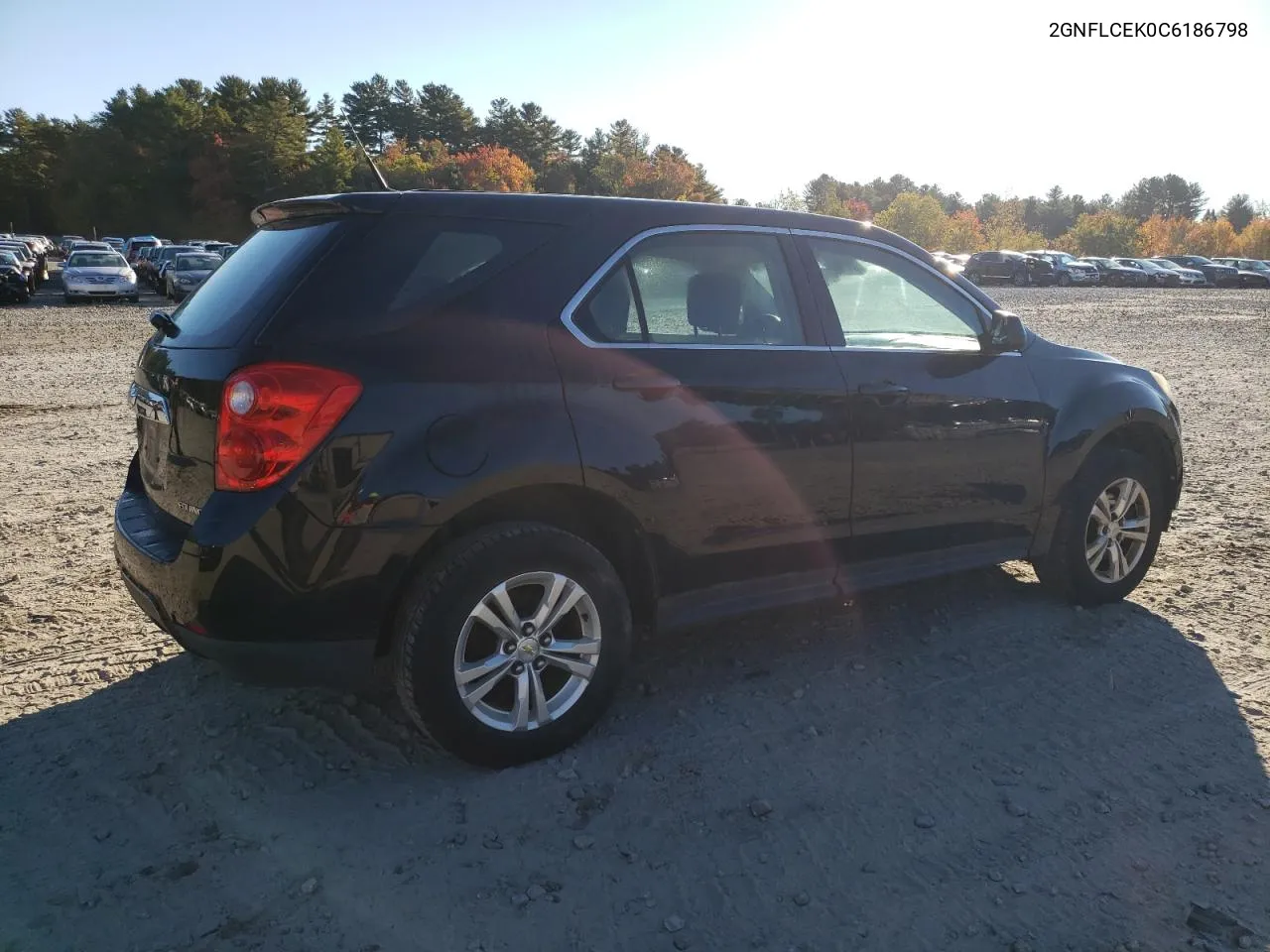 2012 Chevrolet Equinox Ls VIN: 2GNFLCEK0C6186798 Lot: 75348724