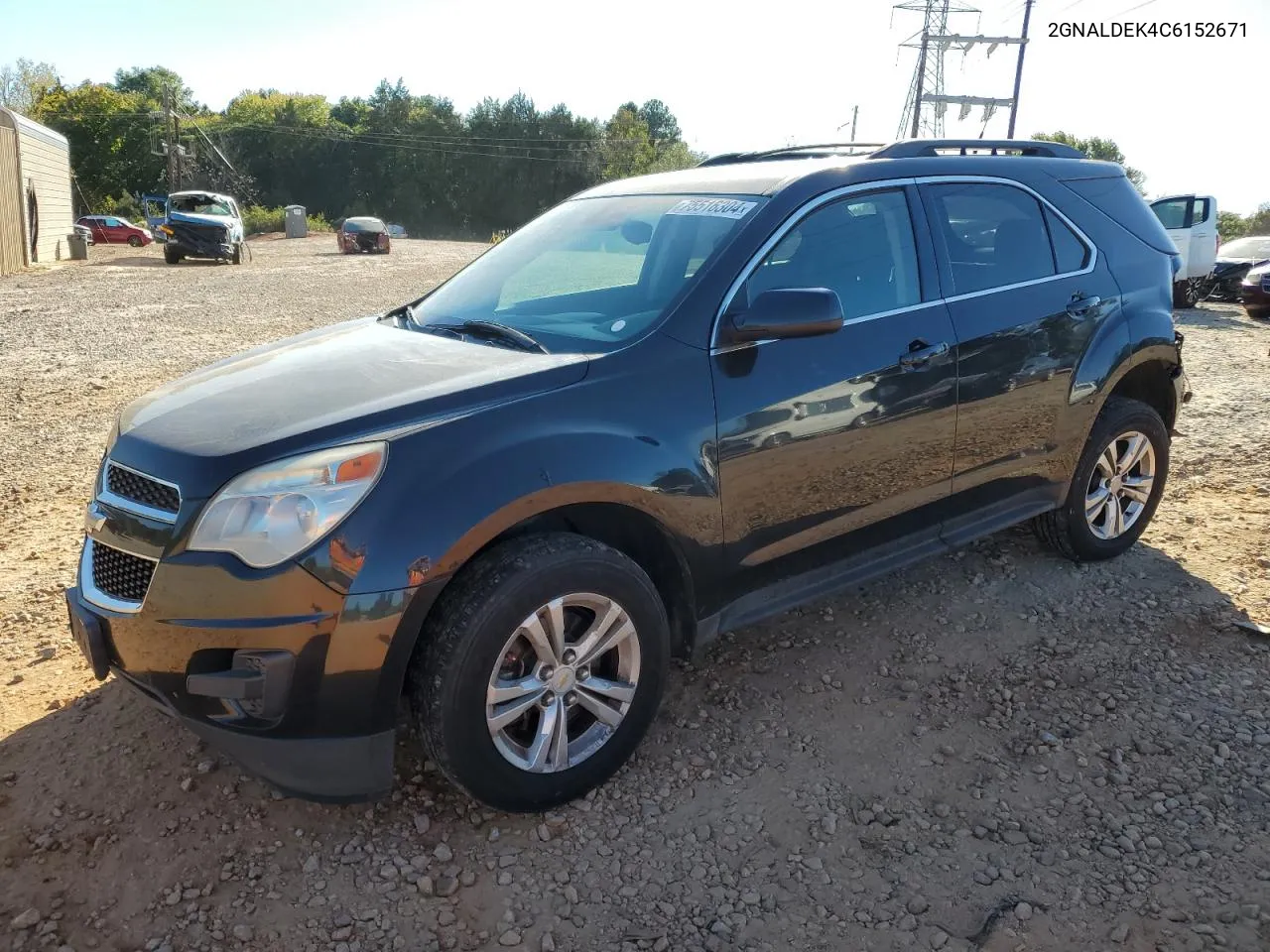 2012 Chevrolet Equinox Lt VIN: 2GNALDEK4C6152671 Lot: 75516304