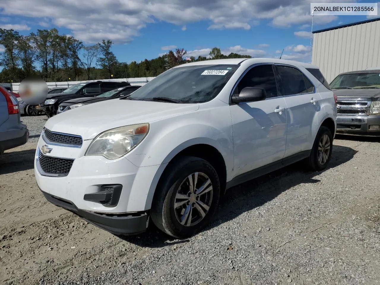 2012 Chevrolet Equinox Ls VIN: 2GNALBEK1C1285566 Lot: 76027284