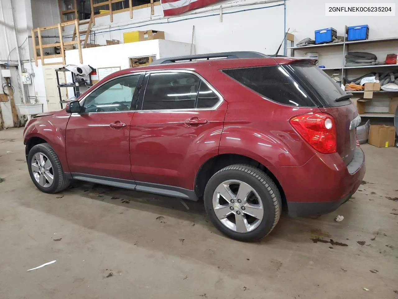 2012 Chevrolet Equinox Lt VIN: 2GNFLNEK0C6235204 Lot: 76063994