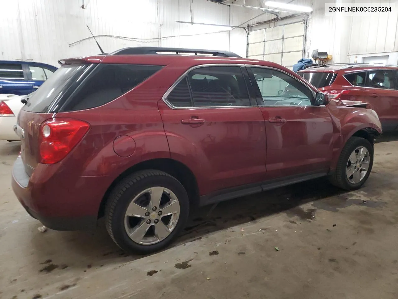 2012 Chevrolet Equinox Lt VIN: 2GNFLNEK0C6235204 Lot: 76063994