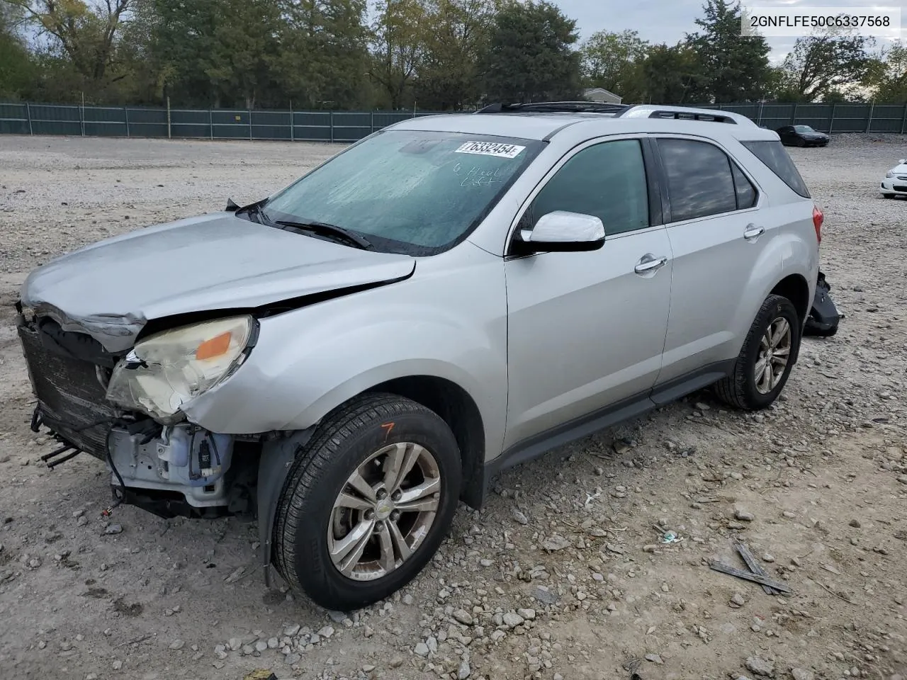 2012 Chevrolet Equinox Ltz VIN: 2GNFLFE50C6337568 Lot: 76332454