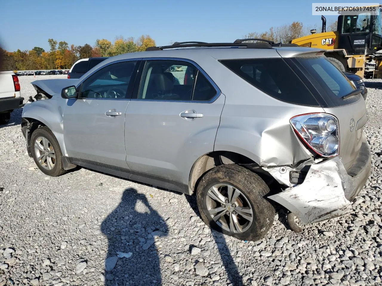 2012 Chevrolet Equinox Ls VIN: 2GNALBEK7C6317455 Lot: 76466184