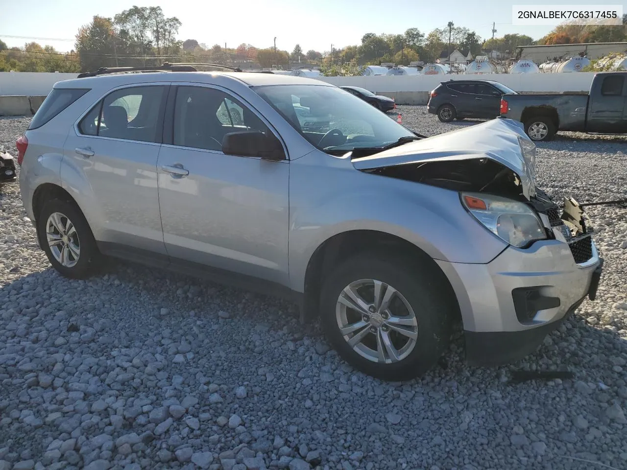 2012 Chevrolet Equinox Ls VIN: 2GNALBEK7C6317455 Lot: 76466184