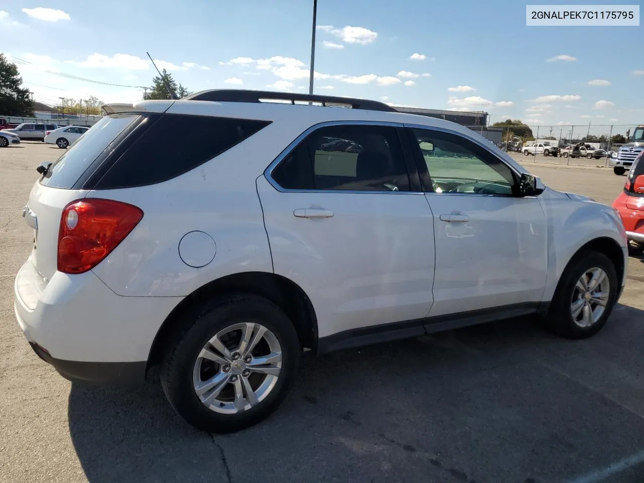 2012 Chevrolet Equinox Lt VIN: 2GNALPEK7C1175795 Lot: 76542564