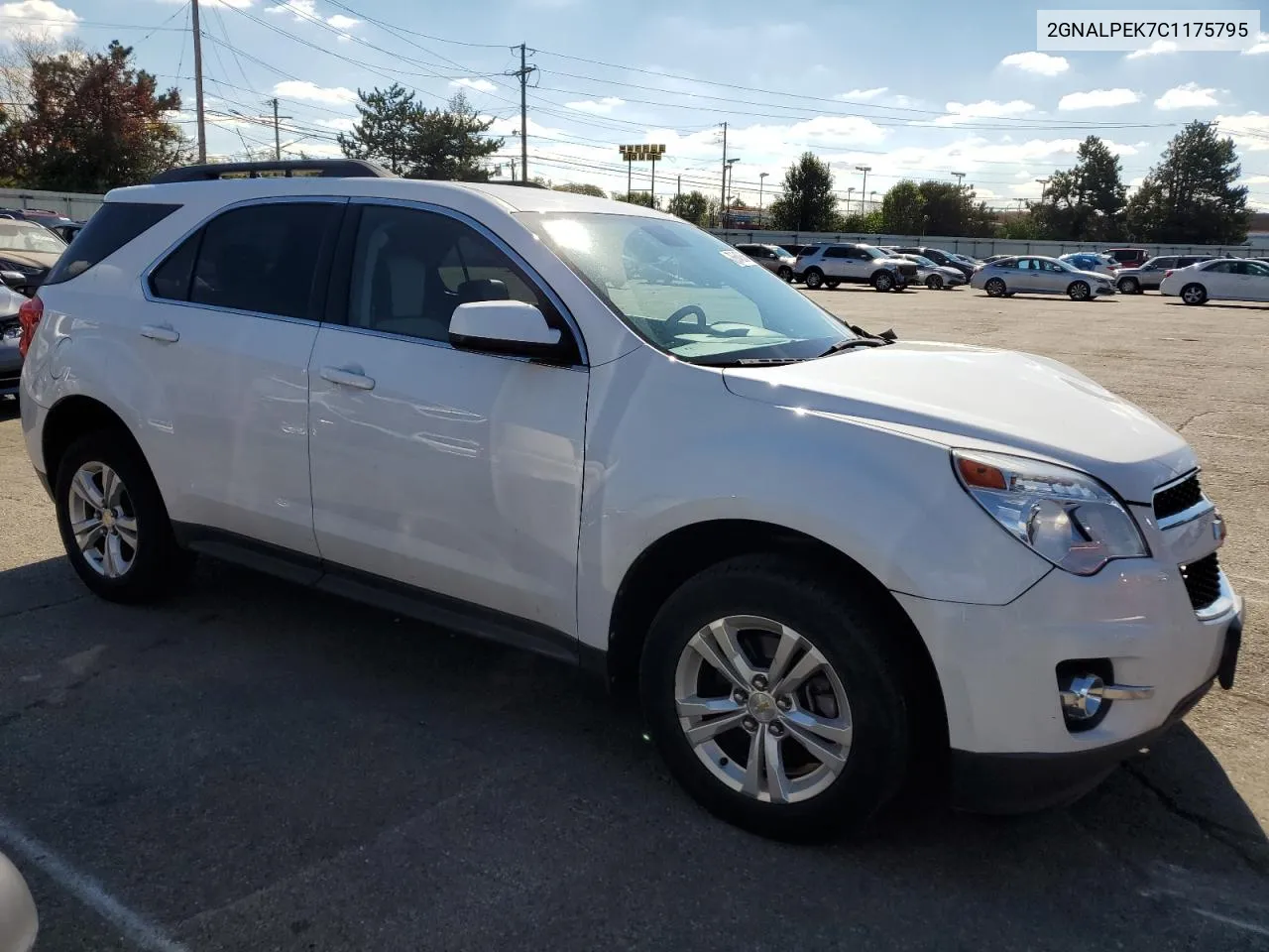 2012 Chevrolet Equinox Lt VIN: 2GNALPEK7C1175795 Lot: 76542564