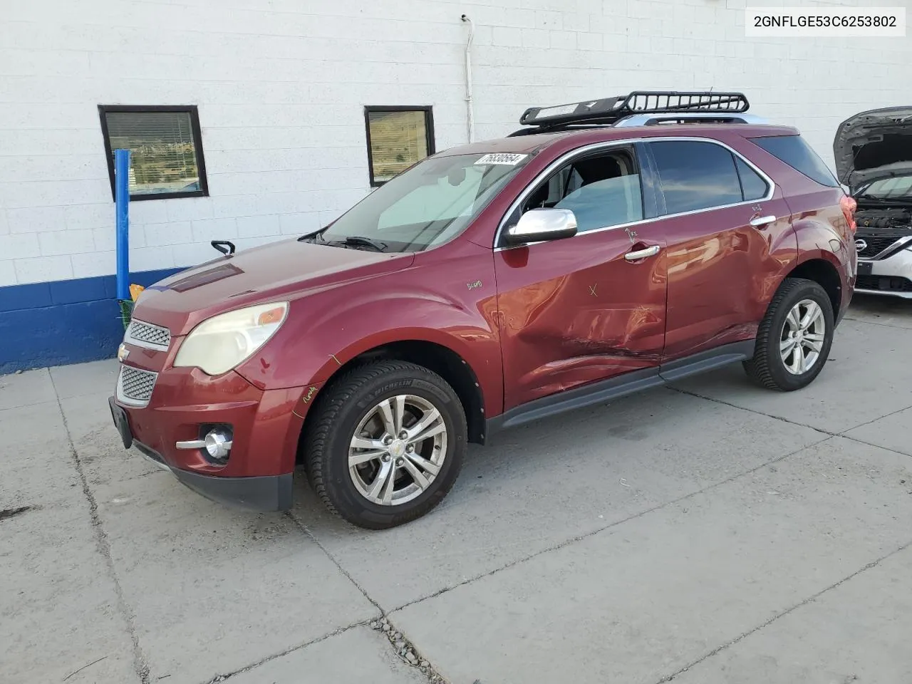 2012 Chevrolet Equinox Ltz VIN: 2GNFLGE53C6253802 Lot: 76830564