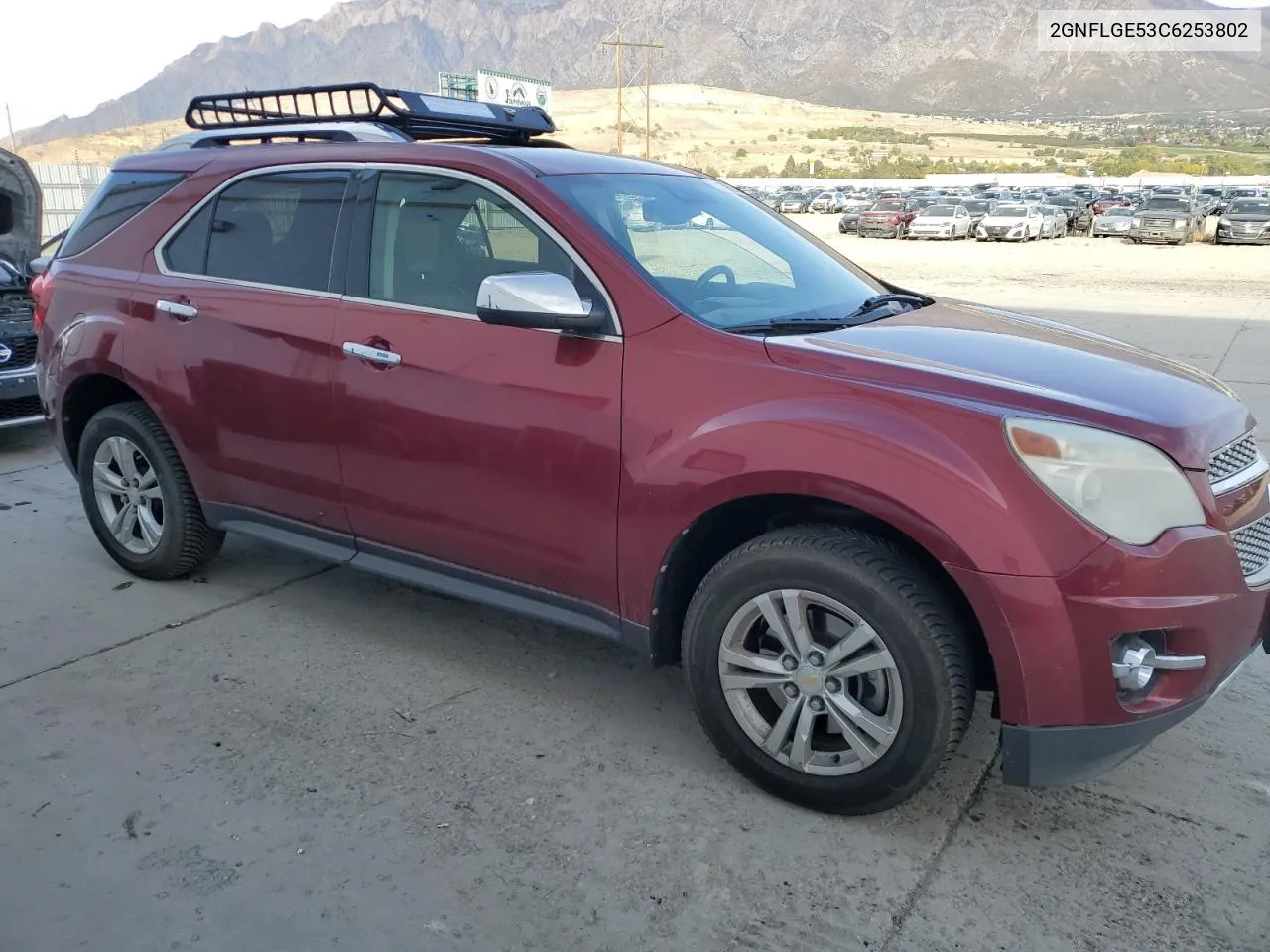 2012 Chevrolet Equinox Ltz VIN: 2GNFLGE53C6253802 Lot: 76830564