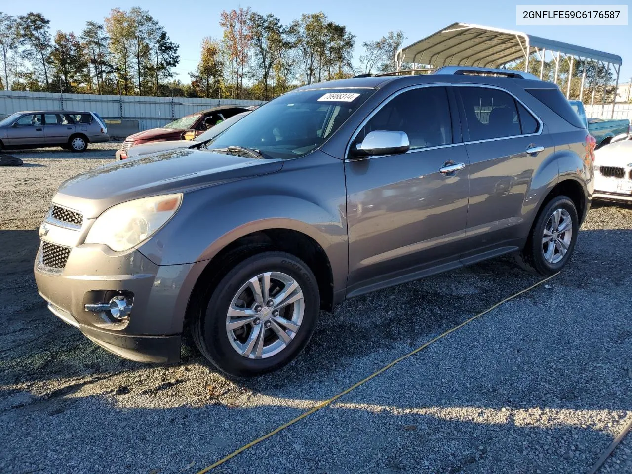 2012 Chevrolet Equinox Ltz VIN: 2GNFLFE59C6176587 Lot: 76986314