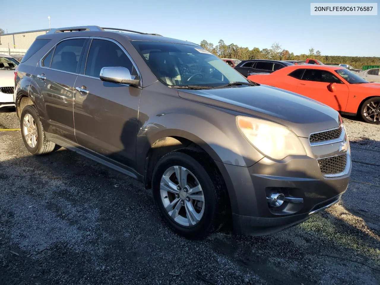 2012 Chevrolet Equinox Ltz VIN: 2GNFLFE59C6176587 Lot: 76986314