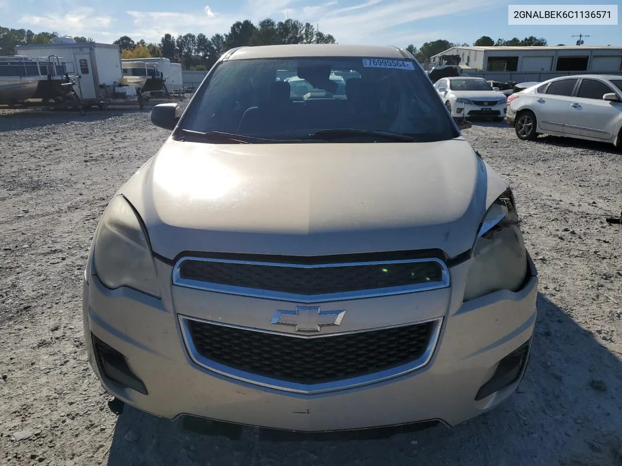 2012 Chevrolet Equinox Ls VIN: 2GNALBEK6C1136571 Lot: 76995564