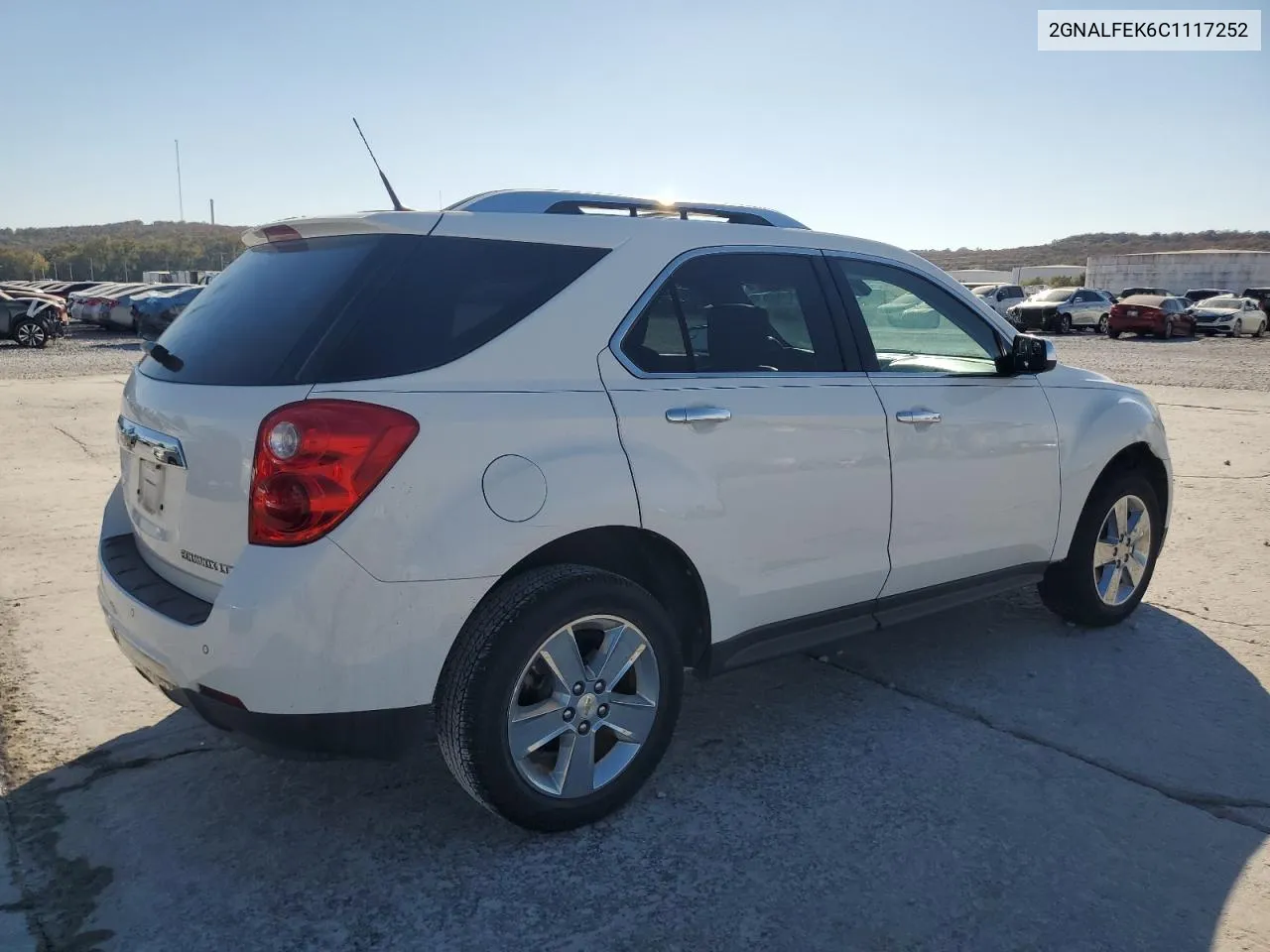 2012 Chevrolet Equinox Ltz VIN: 2GNALFEK6C1117252 Lot: 77084624