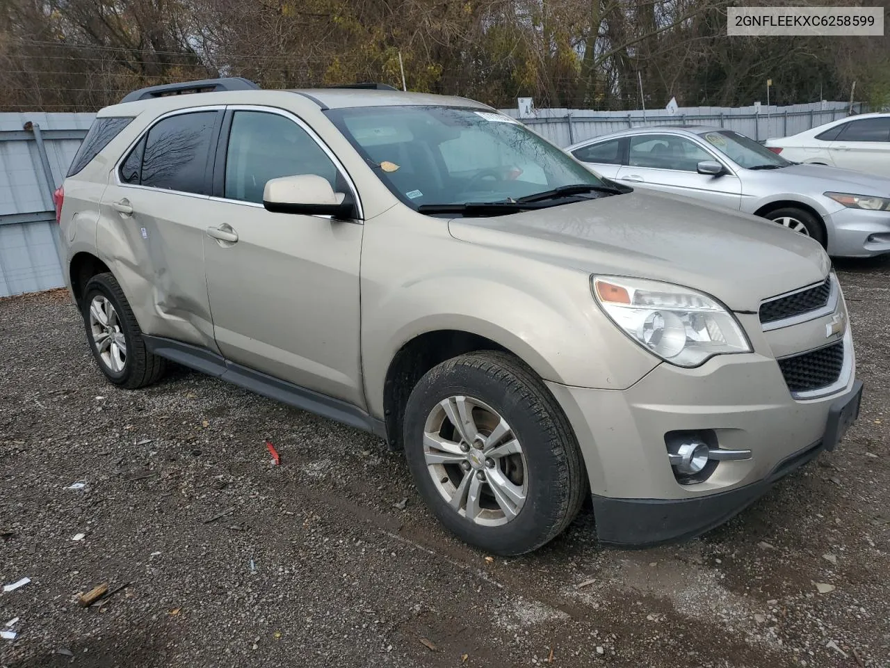 2012 Chevrolet Equinox Lt VIN: 2GNFLEEKXC6258599 Lot: 77117934